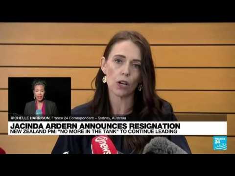 Jacinda Ardern steps aside as New Zealand PM with 'no more in the tank'