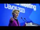 A Davos, Ursula von der Leyen présente le Green Deal Européen et affiche son soutien à l'Ukraine