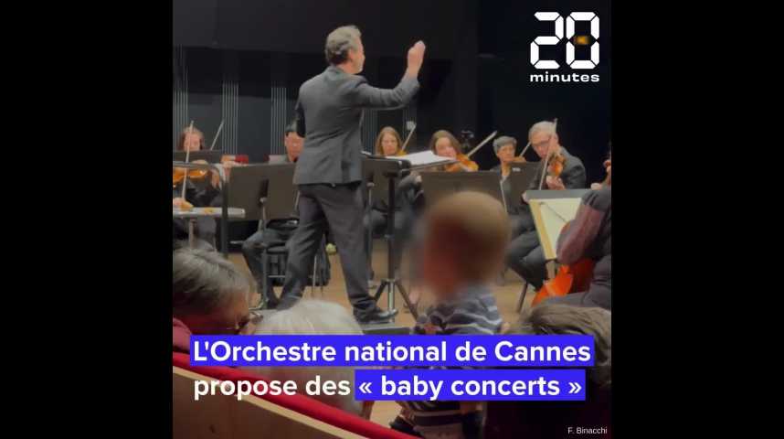 Des gazouillis, parfois des pleurs » et du classique... Quand l'orchestre national de Cannes joue pour des bébés