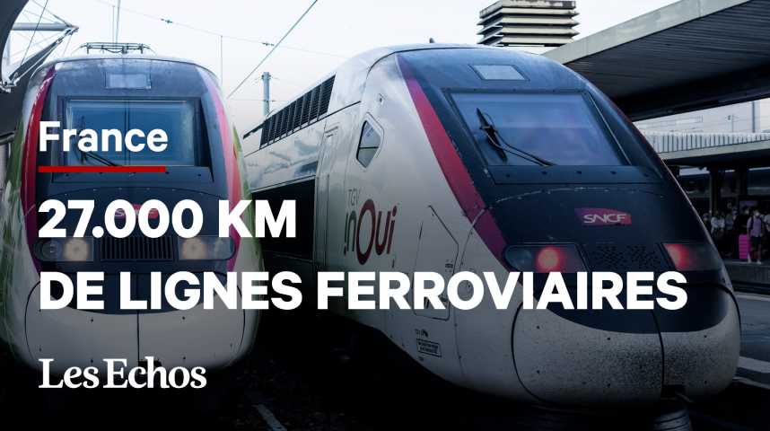 Illustration pour la vidéo 5 chiffres fous sur le train en France