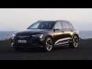 The new Audi SQ8 e-tron Exterior Design in Mythos Black