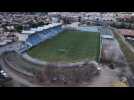 Alès: Rénovation de la pelouse du stade de football Pierre Pibarot