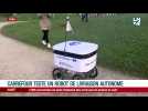 Carrefour teste un robot de livraison automatique