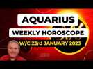 Aquarius Horoscope Weekly Astrology from 23rd January 2023