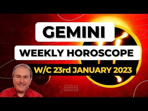 Gemini Horoscope Weekly Astrology from 23rd January 2023
