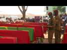 Funeral held for Burkina Faso military officers killed in supply convoy ambush