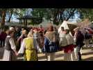 Marché médiéval fête des louches Comines