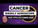 Cancer Horoscope Weekly Astrology from 17th October 2022