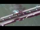 Ukraine: réouverture du pont russe de Crimée partiellement détruit par une explosion