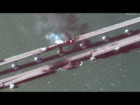 Ukraine war: Russia president Putin accuses Kyiv of 'terrorism' in Crimea bridge attack
