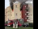 Un appartement en proie au flammes à Angers : 18 personnes évacuées