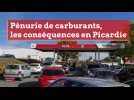 Pénurie de carburants, les conséquences en Picardie