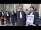 Mons: les avocats tournent un clip en soutien à la situation iranienne. Vidéo Éric Ghislain