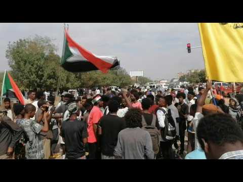 Sudanese rally ahead of military coup's one year anniversary