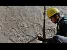 Irak : huit bas-reliefs vieux de 2700 ans mis au jour à Mossoul