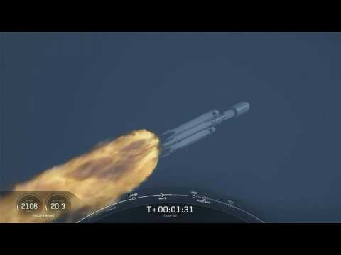 SpaceX Falcon Heavy launches USSF-44 mission to orbit