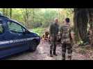 Réserve de la gendarmerie : exercice de menottage et de contrôle au sol