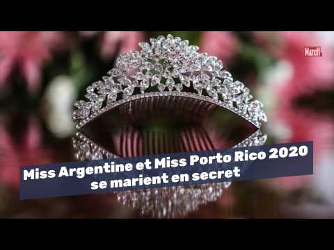 VIDEO : Miss Argentine et Miss Porto Rico 2020 se marient en secret