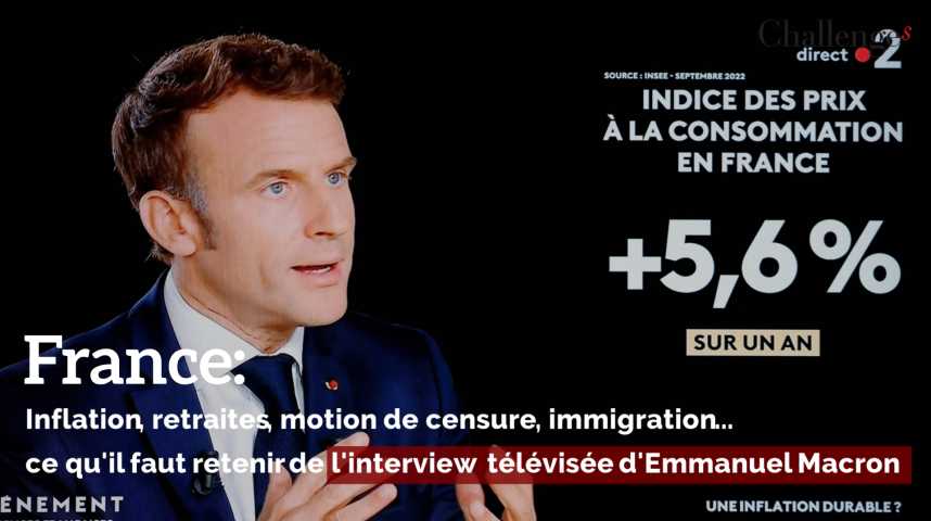 France: Inflation, Retraites, Motion De Censure, Immigration... Ce Qu ...