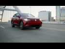 2023 Volkswagen ID.4 in Aurora Red Driving Video
