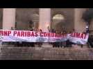 French eco-activists take over Climate Finance Day in Paris