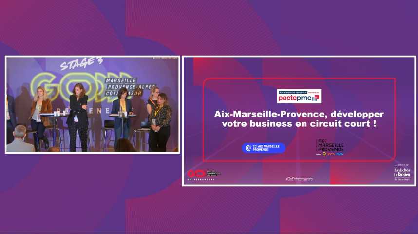 Illustration pour la vidéo Aix-Marseille-Provence, développez votre business en circuit court !