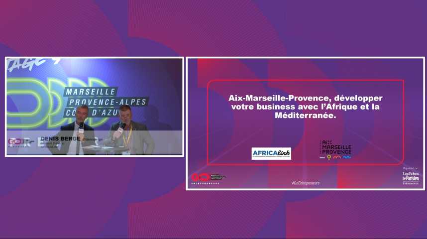 Illustration pour la vidéo Aix-Marseille-Provence, les clés pour développer votre business avec l’Afrique et la Méditerranée. 