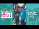 Kotplanet aux 24 Heures vélo de Louvain-la-Neuve : les étudiants au micro