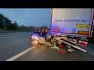 Accident sur la RN2 à Urcel (Aisne)