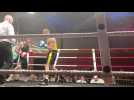 Soirée de boxe des Garcia à Farciennes : le Beaumontois Bauduin en action