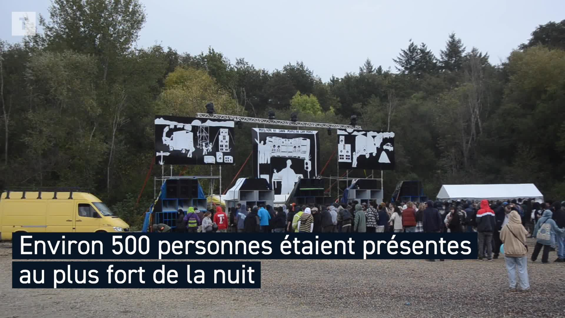 À Saint-Jacques-de-la-Lande une rave party rassemble environ 500 personnes (Le Télégramme)
