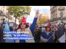 Manifestation contre la vie chère à Paris : 