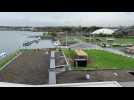 Mons. Un projet d' agrandissement du port de plaisance . Vidéo Eric Ghislain