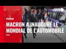 VIDÉO. Emmanuel Macron a inauguré le Mondial de l'automobile