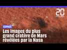 Espace : Les images du plus grand cratère de Mars révélées par la Nasa