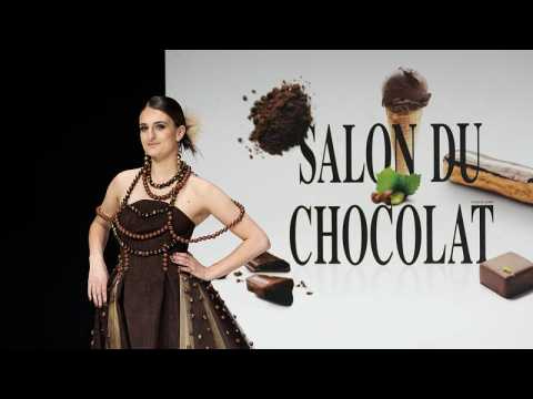 Chocolate on the catwalk: tasty fashions in Paris parade