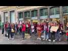 Lille - Manifestation des salariés du Furet du Nord pour une augmentation de salaire