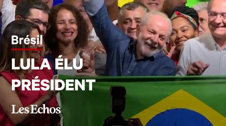 Illustration pour la vidéo Lula élu président du Brésil : le peuple « veut plus, et non moins, de démocratie »