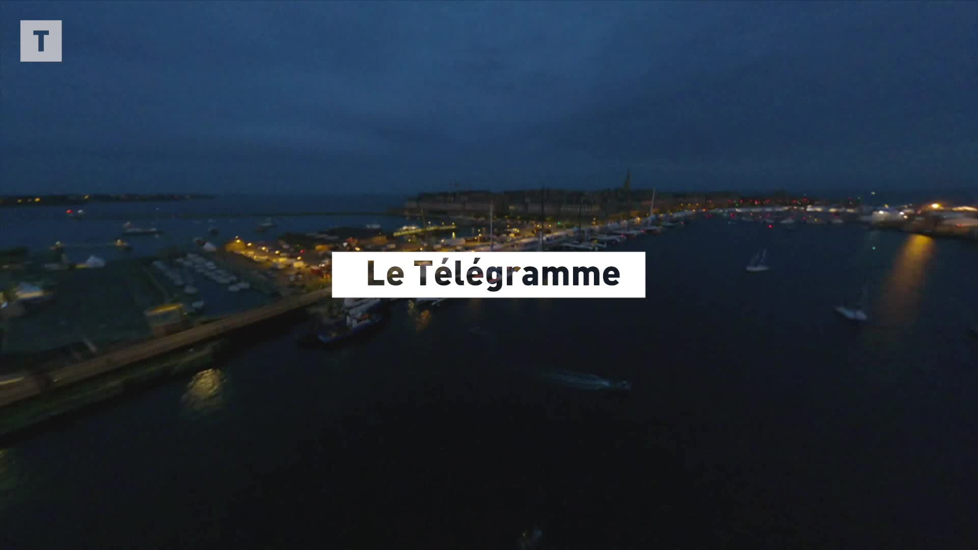 Route du Rhum : les impressionnantes images de drone du bassin de Saint-Malo  (Le Télégramme)