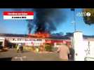 VIDÉO. « C'était impressionnant » : les premières images de l'incendie du lycée près d'Angers