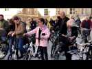 Les cyclistes d'Amiens réunis par Véloxygène pour une photo de famille