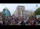 Des milliers de manifestants marchent pour le climat à Bruxelles