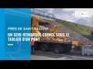 VIDEO. Un semi-remorque percute le tablier d'un pont à Montoir-de-Bretagne