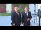German leader Olaf Scholz welcomes Hungarian counterpart Viktor Orban