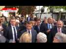 Emmanuel Macron s'offre un bain de foule à Craon