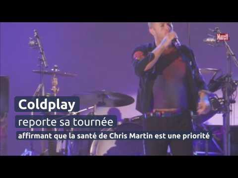 VIDEO : Coldplay reporte sa tourne affirmant que la sant de Chris Martin est une priorit