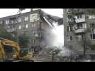 Ukraine: Russian strike blows hole in Zaporizhzhia apartment