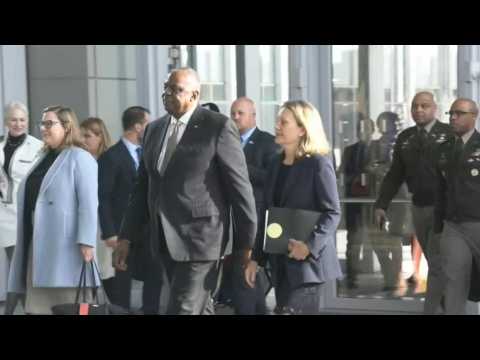 US defense chief arrives for NATO meeting