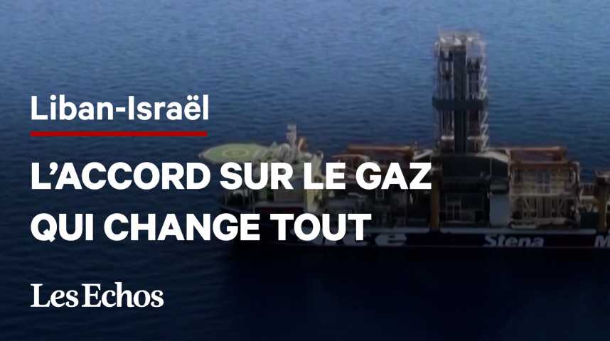 Illustration pour la vidéo Gaz : TotalEnergies pourra explorer le gisement de Cana au large du Liban 
