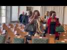 Audience de rentrée tribunal de Saint-Omer : la famille de la nouvelle présidente entonne un chant